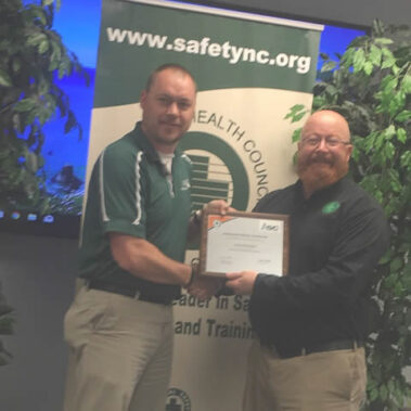 Jason Rickman - Advanced Safety Certificate Graduate - April 19, 2018