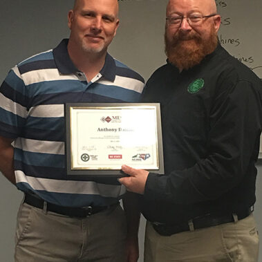 Tony Dalton - Construction MESH Graduate - May 11, 2018