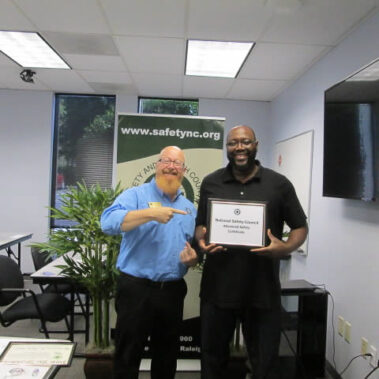 Richard Simpson - Advanced Safety Certificate Graduate - August 23, 2018