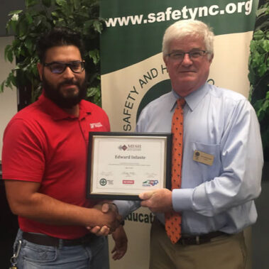 Edward Infante - Construction MESH Graduate - July 19, 2018 - SMT Class