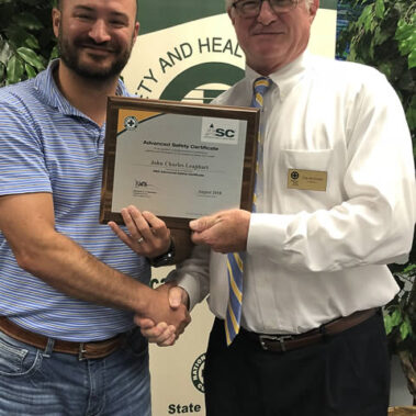 John Charles Leaphart - Advanced Safety Certificate Graduate - August 16, 2018