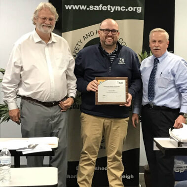 Corey Arledge - Advanced Safety Certificate Graduate - November 8, 2018 in Raleigh