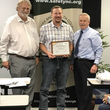 Dennis Archer - Advanced Safety Certificate Graduate - November 8, 2018 in Raleigh